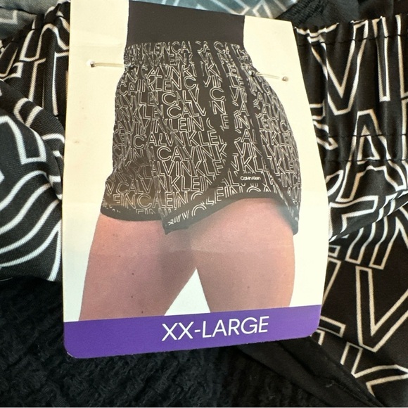 Calvin Klein High Rise Logo Athletic Gym Shorts Workout Plus Sz XXL - Picture 5 of 5